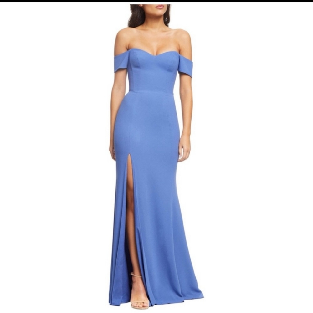 Dress The Population Blue Jay Wedding Guest Dress / Gown - size M